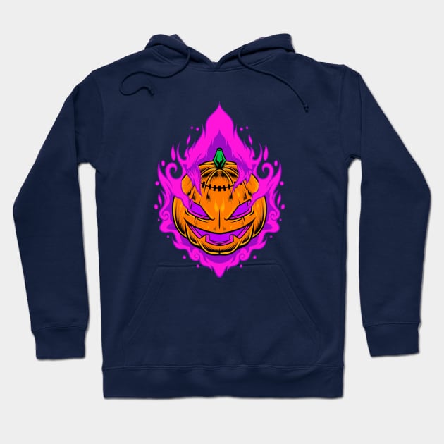 Jack-O'-Lantern 1.4 Hoodie by Harrisaputra